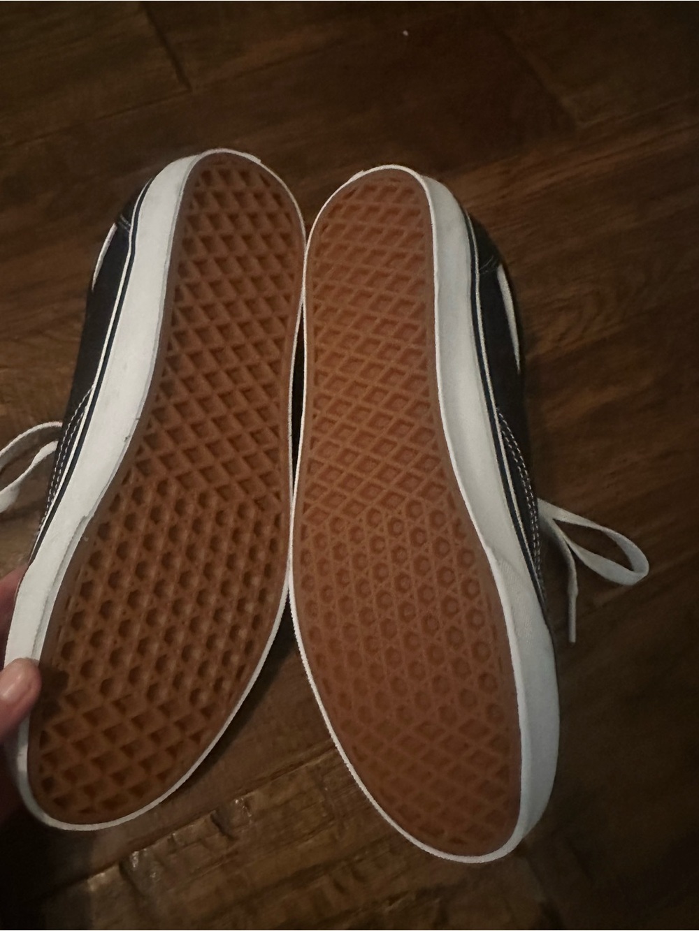 Vans Black and White Low-Top Skate Sneakers - Picture 5 of 6